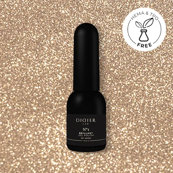Didier Lab Brillant No1 gellak gullglitter 8 ml
