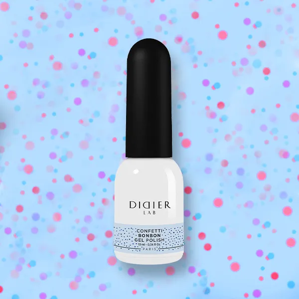 Didier Lab Confetti Bonbon gellakk gul