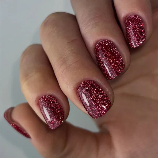 Didier Lab Brillant No9 gellakk rød glitter 8 ml