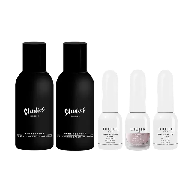 Didier Lab Vegan Green Reactive Natural Girl neglelakksett dagslys