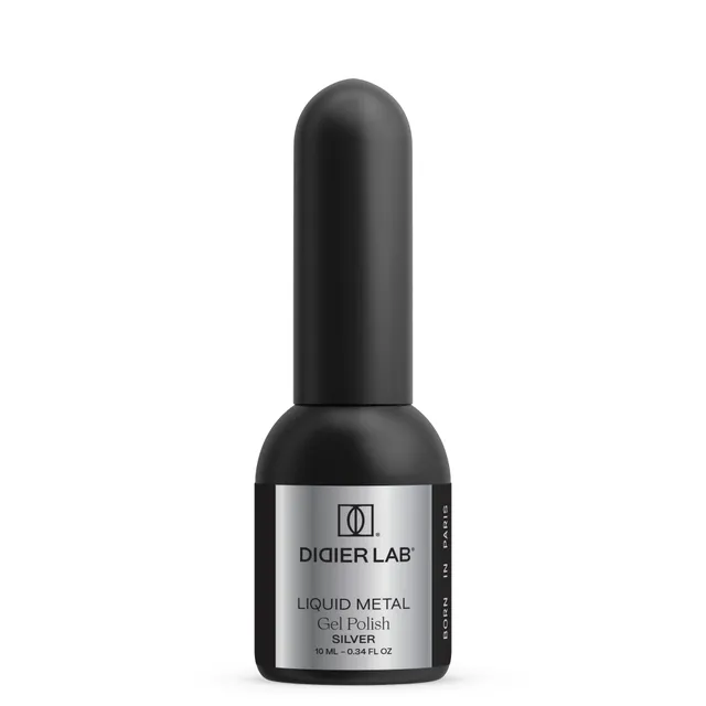 Didier Lab Liquid Metal Silver gellakk sølv HEMA-fri