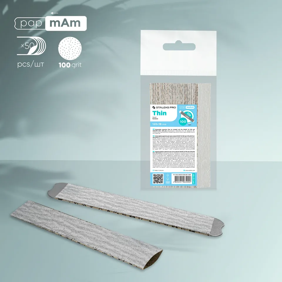 Staleks Smart 22 engangs neglefil 100 grit 50 stk