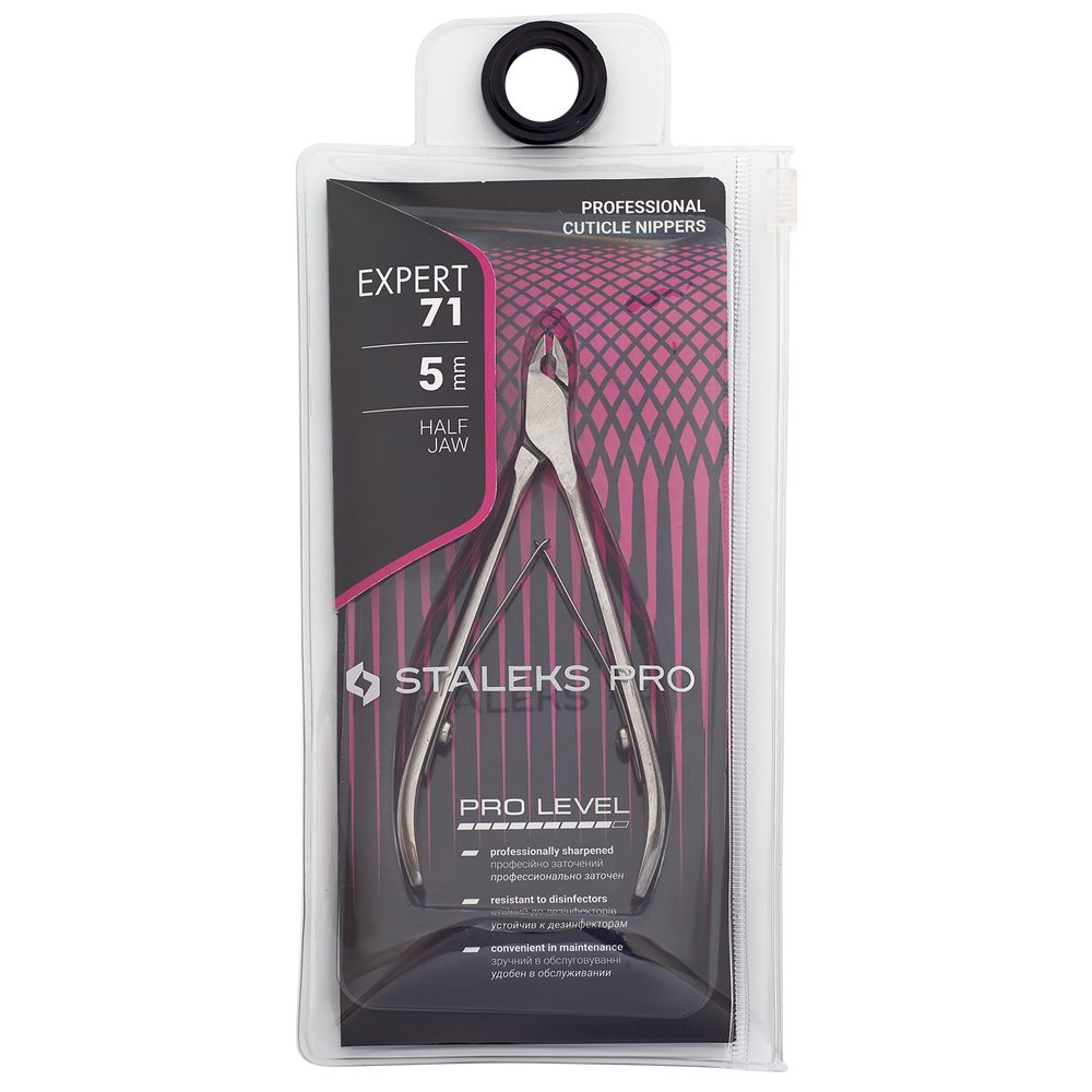 Staleks Pro Expert 71 neglebåndtang 5 mm skarp