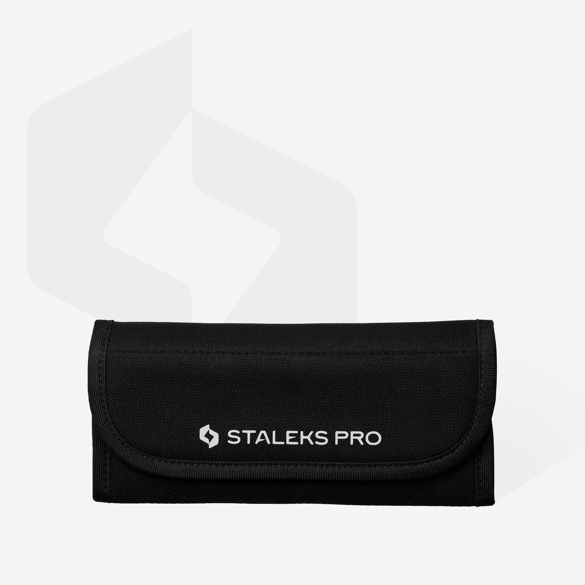 Staleks Pro verktøymappe stoff 10 rom