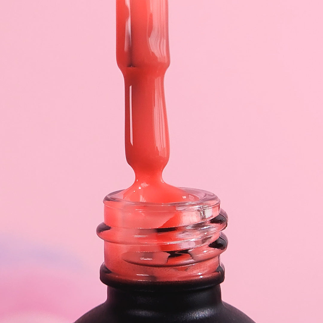 Didier Lab Rubber Base Coat Magic Coral 2-i-1 elastisk