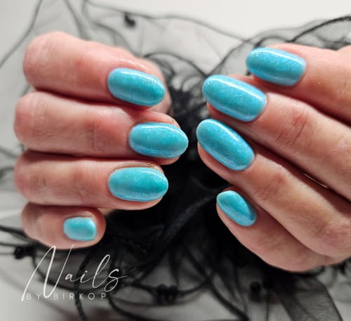 Didier Lab Exotic Turquoised Motmo gellakk turkis shimmer