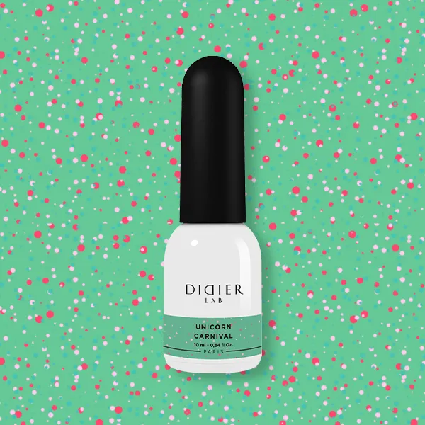 Didier Lab Unicorn Carnival gellakk med glitter HEMA-fri