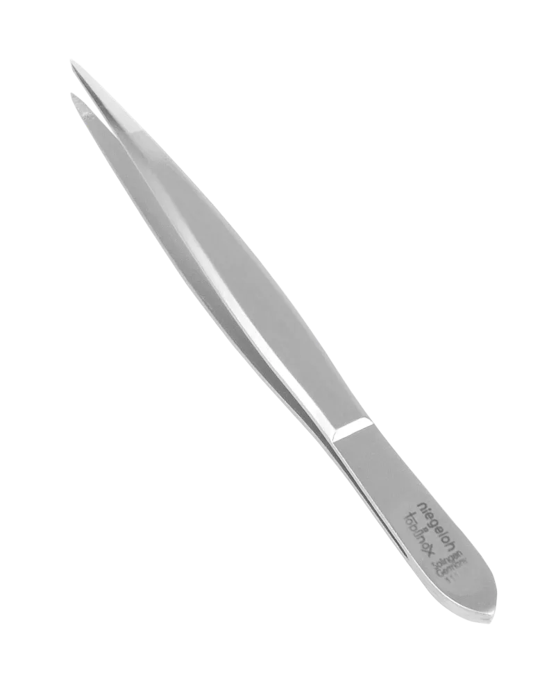 Niegeloh Solingen Topinox pinsett spiss 9 cm polert