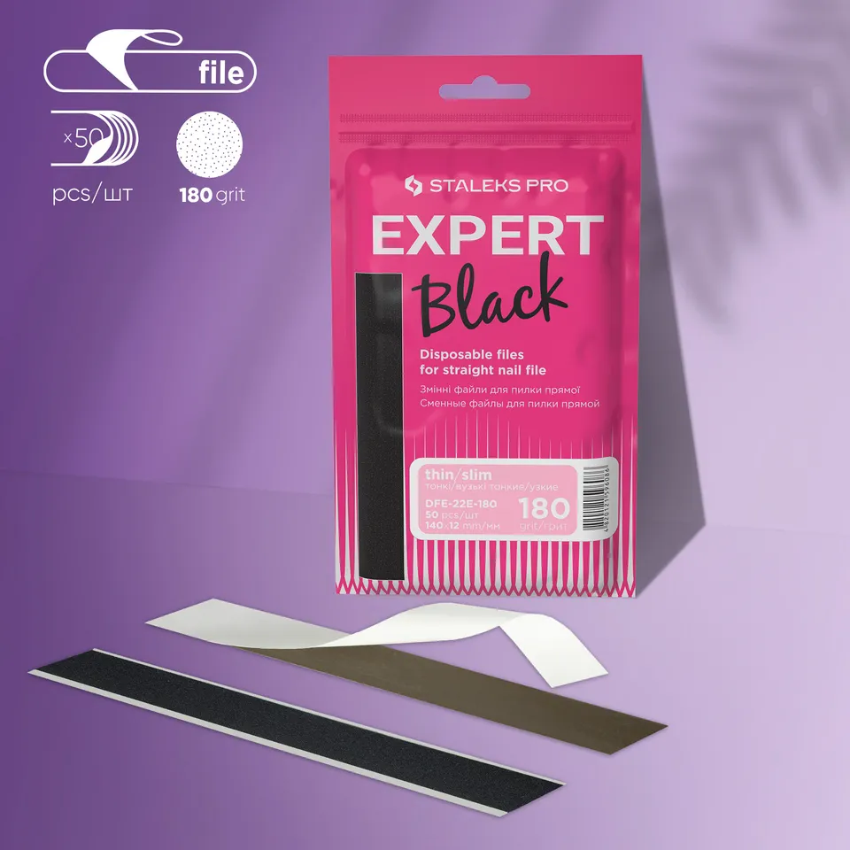 Staleks Pro Expert 22E refilputer 180 grit tynn
