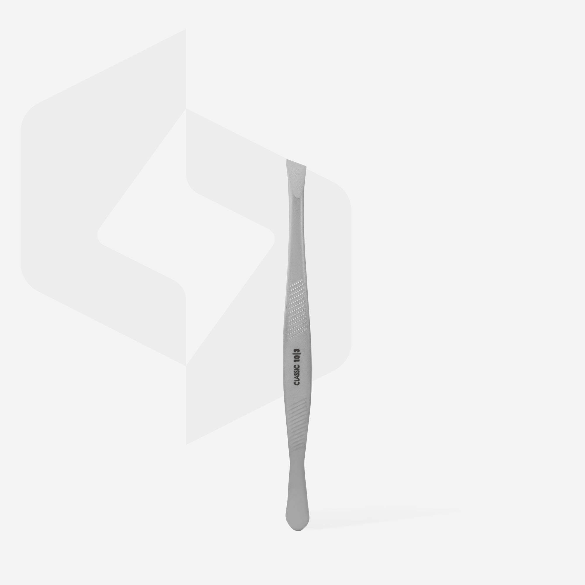 Staleks Classic 10 Type 3 pinsett bred skrå rustfritt
