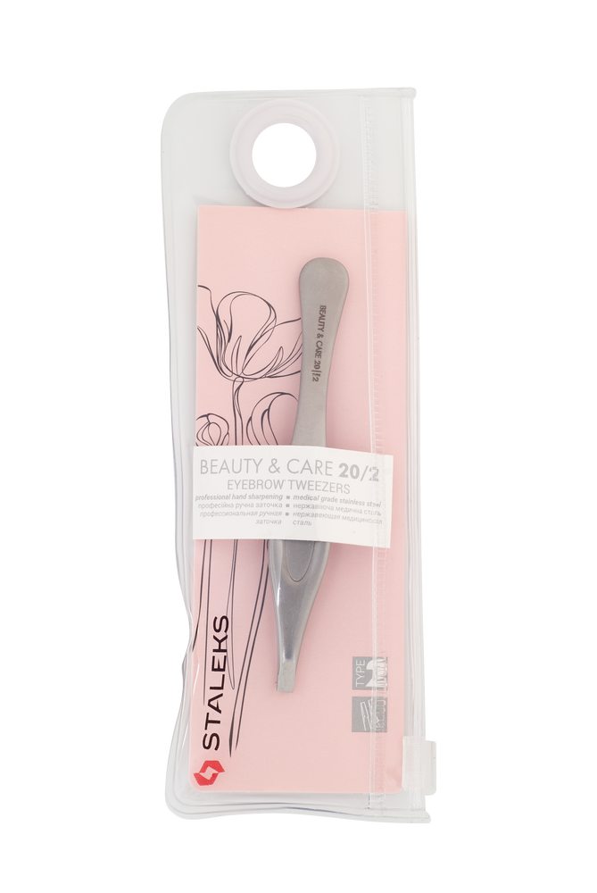 Staleks Beauty Care 20 Type 2 øyenbrynspinsett skrå