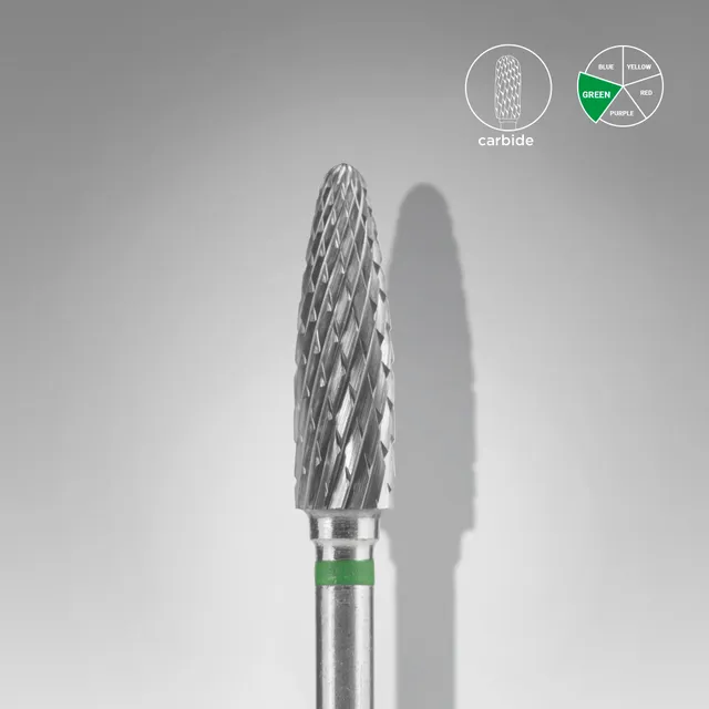 Staleks Expert hardmetallfres mais grønn 4 mm / 14 mm