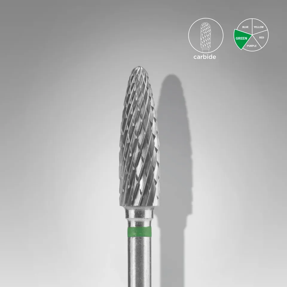Staleks Expert hardmetallfres mais grønn 4 mm / 14 mm