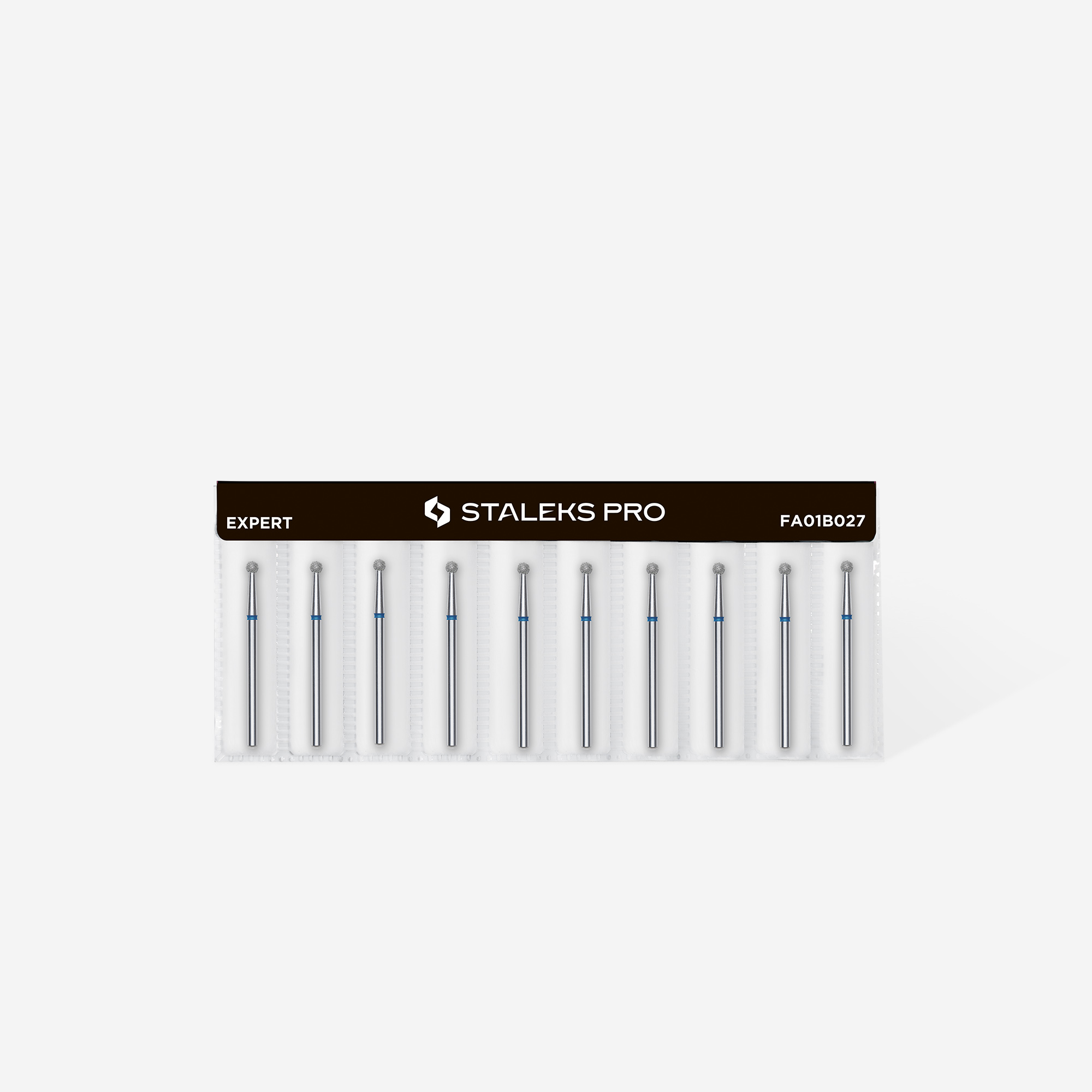 Staleks Expert kule diamantbit blå 2,7 mm neglefres