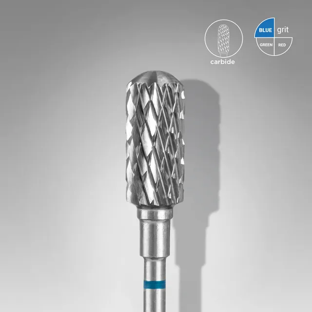 Staleks Expert hardmetallfres sylinder blå 6/14 mm