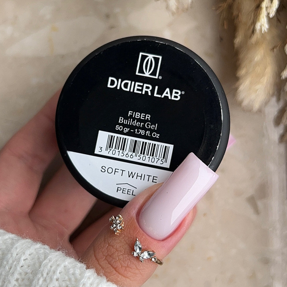 Didier Lab Fiber Builder Gel bygggel Soft White