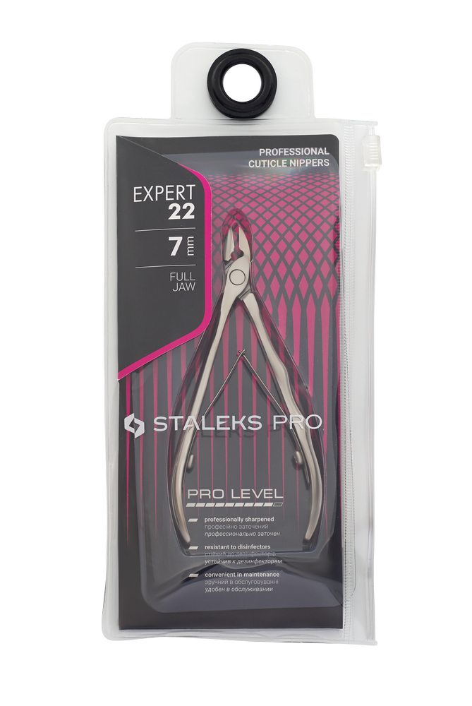 Staleks Pro Expert 22 negletang 7 mm rustfritt stål