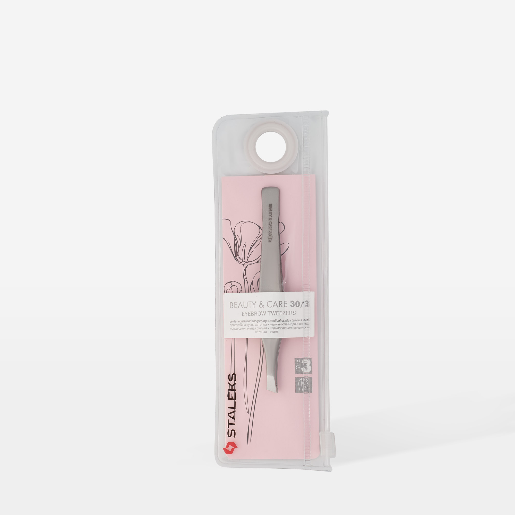 Staleks Beauty & Care 30 Type 3 pinsett bred skrå