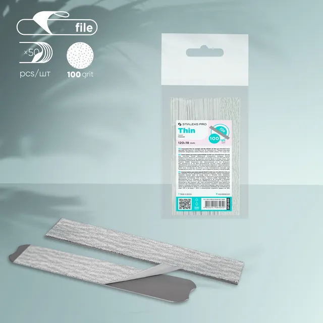 Staleks Pro Smart 22 neglefiler rette 100 grit 50 stk