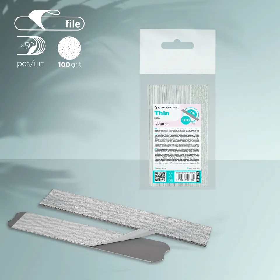 Staleks Pro Smart 22 neglefiler rette 100 grit 50 stk