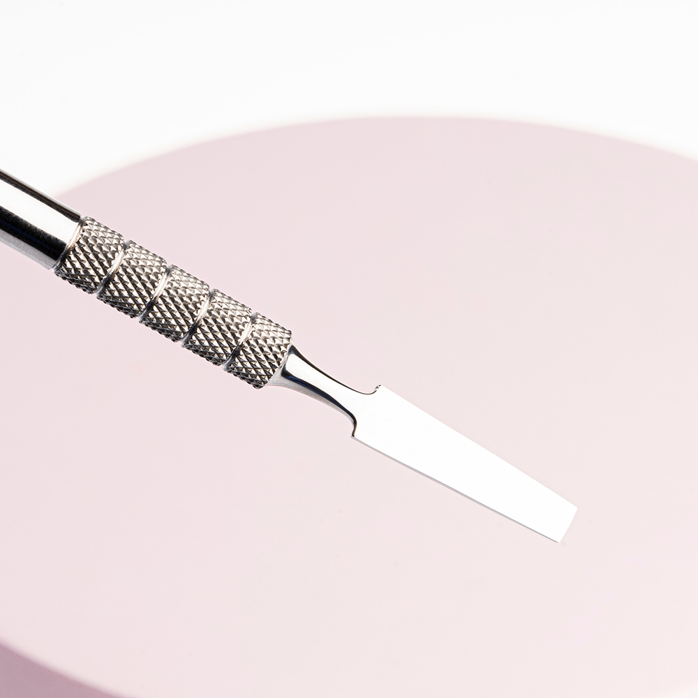 ALCE Double Ended Spatula PRO manikyrspatel stål