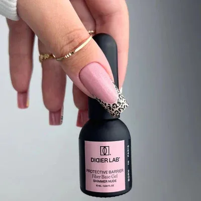 Didier Lab Fiber Base basegel 10 ml Shimmer Nude