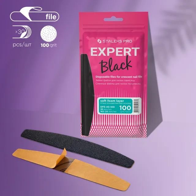 Staleks Pro Expert 40 refill myk halvmåne 100 grit