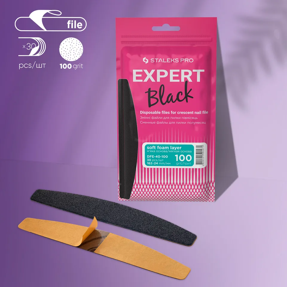Staleks Pro Expert 40 refill myk halvmåne 100 grit