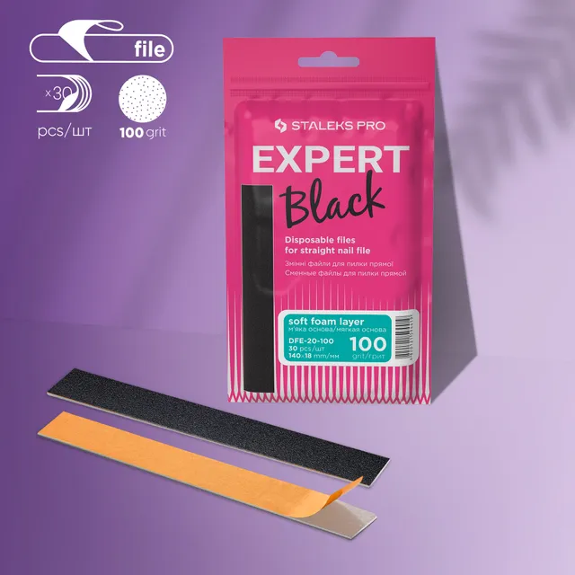 Staleks Pro Expert 20 refillputer 100 grit 30 stk myk