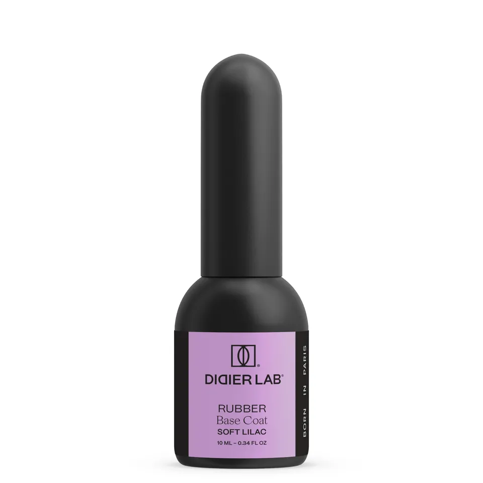 Didier Lab Rubber Base Soft Lilac base coat lilla